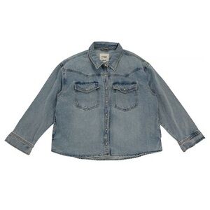 NWT Kensie Jeans Vintage Luxe Denim Shirt